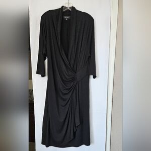 Karen Kane‎ Cascade faux wrap dress size 2xl